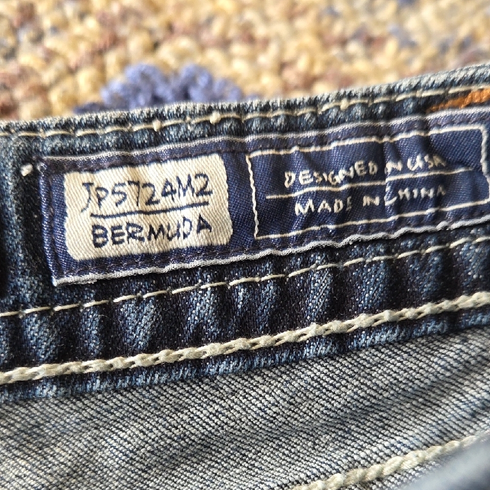 Miss Me Dark Blue Denim Shorts - Picture 10 of 12